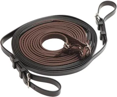 Produktbild von R- Grip Einspännerleine schwarz/braun Pony