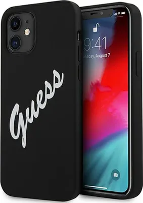 Image de Guess Guhcp12Slsvsbw Iphone 12 Mini5,4 Czarno Biały/Black White Hardcase Silicone Vintage