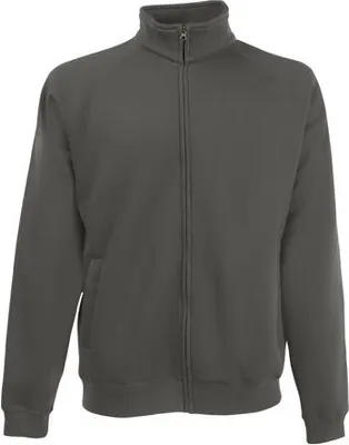 Produktbild von Fruit of the Loom - Classic Sweat Jacket - Light Graphite (Solid) - S