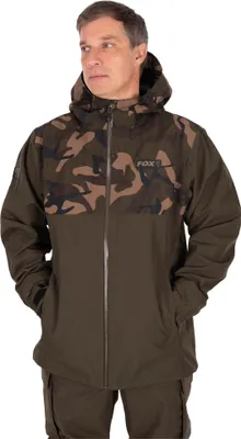 Produktbild von Kurtka Męska Wędkarska Wodoodporna Fox Rs25K Khaki Camo Std Jacket R. S