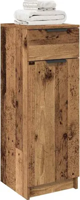 Obrázok produktu pre vidaXL Kúpeľňová skrinka s dvierkami z regenerovaného dreva 32 x 34 x 90 cm materiál na báze dreva