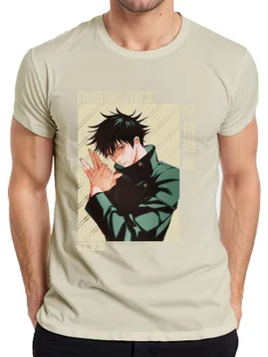 Obrázek produktu pro Megumi Fushiguro Jujutsu Kaisen Shikigami gloomy Otaku gift pánské tričko, Natural, XL