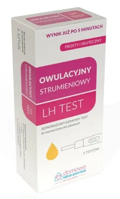 Obrázok produktu pre Ovulačné testy LH x5 - Podpora Fértility Kitu pre Vašu plodnosť.