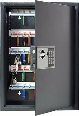 Produktbild von 1x Schlüsselkasten High Security für 50 Schlüssel mit elektronischem Zahlenschloss