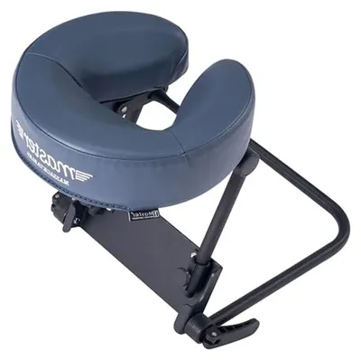 Productafbeelding van Hoofdsteun met frame - Massage opzetstuk - Thuis massage - Verstelbaar comfortkussen - 7.5cm dik - Zwart