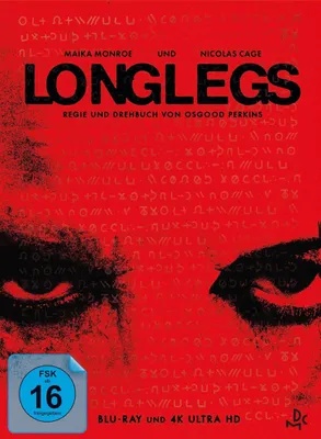 Obrázek produktu pro Leonine Longlegs UHD Mediabook, Film, Blu-ray, Barevné provedení, 4K Ultra HD, Německý, Angličtina, 102 min
