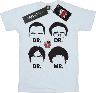 Image de The Big Bang Theory - "Doctors And Mr" T-shirt pour femme BI11647 (L) (Blanc)