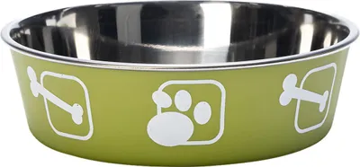 Immagine prodotto di Karlie Ascar Kena - Ciotola per cani - Acciaio inox - Verde - 800 ml - Diametro 15-17 cm