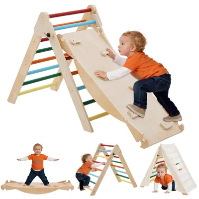 Image de Échelle d'escalade Montessori 5 en 1 pour enfants