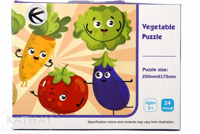 Produktbild von Kinderpuzzle Gemüse - 24 Teile Puzzle Set
