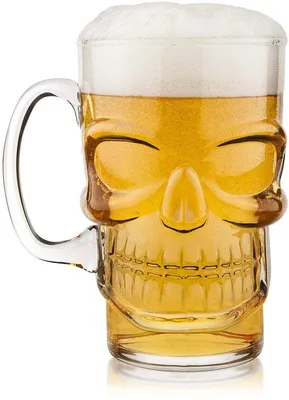 Obrázok produktu pre Pohár s motívom gotickej lebky na halloweenskú párty
