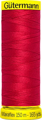 Image de Gütermann Maraflex, n° 120, pour des coutures très élastiques, 150 m, rouge 156