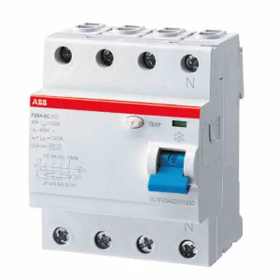 Obrázek produktu pro ABB F204 F-63/0.03, Zařízení pro zbytkový proud, Type S, IP2X, 230 / 400 V