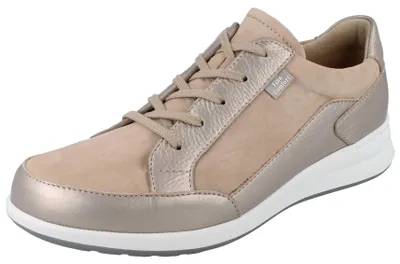 Produktbild von FINN COMFORT Mellow Prato Damen Halbschuhe beige taupe Leder - Größe: UK 6