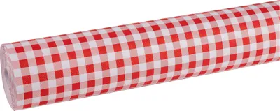 Produktbild von Pronappe 9x Tischdecke Rolle, Papier, Leineneffekt 1,18x20m Vichy Rot R802070I