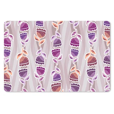 Produktbild von MuchoWow® Schreibtischunterlage Tulpen - Blumen - Muster 60x40 cm - XXL Mauspad - Großes Mauspad