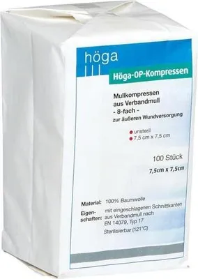 Immagine prodotto di Höga compresse chirurgiche 7,5x7,5 cm non sterili 100 pz