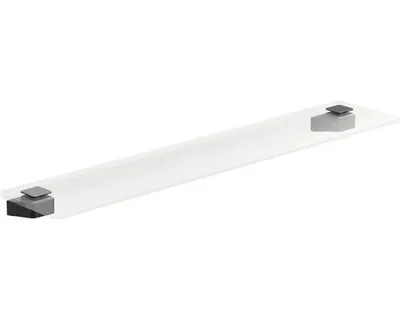 Produktbild von Ravak 10° - Ablage, Länge 600mm, Schwarz/Glas X07P567