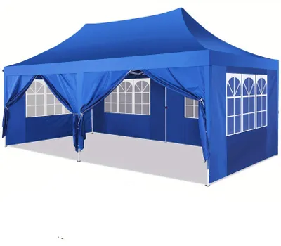 Imagen del producto de Tienda de fiestas - Tienda para eventos - Pabellón - Tienda de jardín - Tienda plegable - Tienda pop-up de 3,05 x 6,1 m - Impermeable