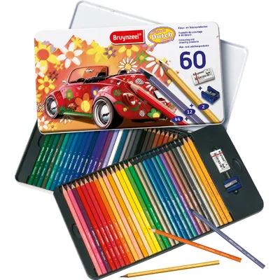Produktbild von Bruynzeel Sixties Kleurset voor Volwassenen 60-delig