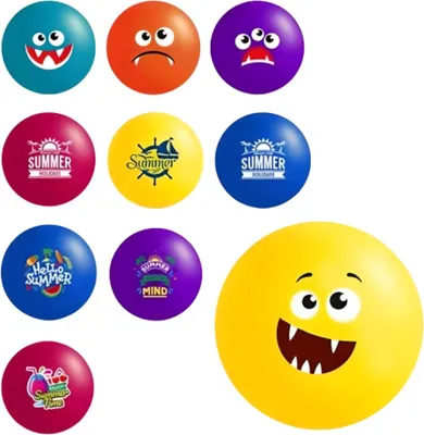 Produktbild von Jumpopo Ball Bunt Gemustert Weiches Material Universal Roter Kafer