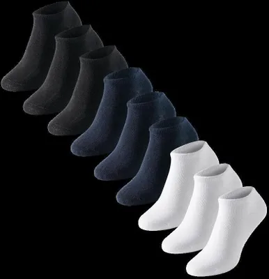 Produktbild von Schiesser Damen 9 Pack Damensneaker sortiert 1 Pack (Mehrfach) Gr. 403