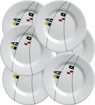 Immagine prodotto di Piatto da dessert, 20 cm, rotondo - Regata, - set di 6