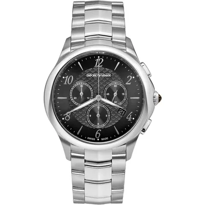 Produktbild von Chronograph Emporio Armani Swiss Versilbert/Stahl   Kollektion  - mann