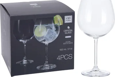 Produktbild von Gin-Tonic-Glas – Kristall – 620 ml – 4 Stück