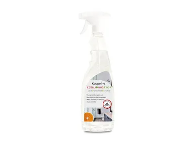 Obrázek produktu pro Ecoliquid ECOLIQUIDÁTOR koupelny pomeranč, čisticí a dezinfekční prostředek, sprej 1 l