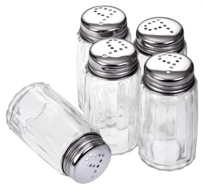 Produktbild von Glas-Pfefferstreuer, 5 Stück