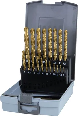 Immagine prodotto di RUKO 250215TRO HSS-G Twist drill bit set 25-piece 1 mm, 1.5 mm, 2 mm, 2.5 mm, 3 mm, 3.5 mm, 4 mm, 4.5 mm, 5 mm, 5.5 mm, 6 mm, 6.5 mm, 7 mm, 7.5 mm, 8 mm, 8.5