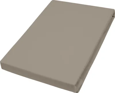 Produktbild von Vario Jersey-Spannbetttuch nougat, 100 x 200 cm