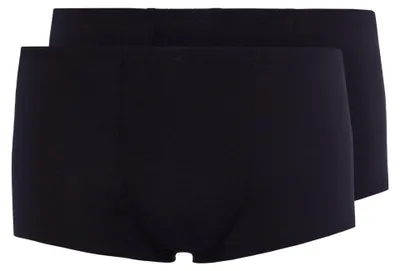 Produktbild von SKINY Herren Boxershorts, 2er Pack - Trunks, Pants, Baumwolle Stretch, Single Jersey Schwarz L
