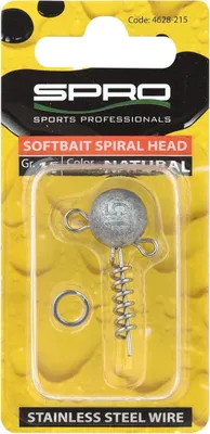 Produktbild von Spro Spiral Head - Schraubkopf für Gummifisch, Gewicht:7g, Farbe:Natural