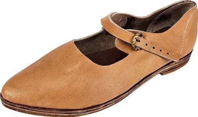 Produktbild von Spätmittelalter Riemchenschuhe Naturbraun Gr. 36