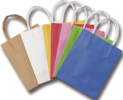 Image de Folia 21210 Sac cadeau - 12 x 5,5 x 15 cm, 20 pièces, naturel
