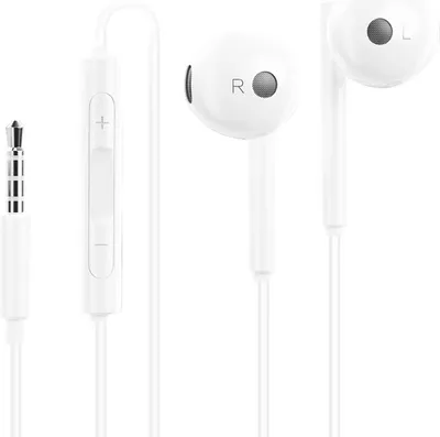 Obrázek produktu pro Huawei AM115, Kabel, Hovory/hudba, Sluchátka s mikrofonem, Bílá