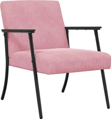 Produktbild von vidaXL Sessel Rosa 59 x 75 x 78 cm Samt