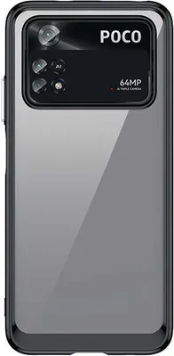 Produktbild von Schwarzes Silikon-Schutzhülle ""Outer Space"" für Xiaomi Poco M4 Pro 5G