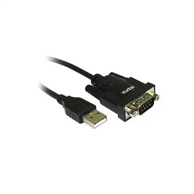 Obrázek produktu pro Approx appC27, Černá, 0,75 m, USB Typ-A, DB-9, Samec, Samec