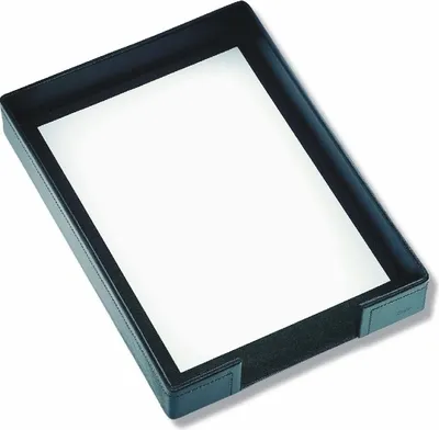 Produktbild von Briefkorb Scala Leder schwarz