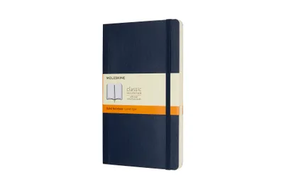 Produktbild von Moleskine 805-50-0285-474-0, Einfarbig, Blau, Matt, 70 g/m², Liniertes Papier, Softcover