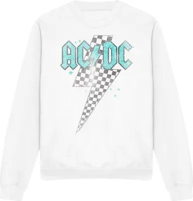 Produktbild von AC/DC - "Skewed" Sweatshirt für Herren/Damen Uni TV11169 (S) (Weiß)