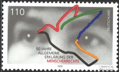Produktbild von Briefmarken BRD (BR.Deutschland) 1998 Mi 2026 (kompl.Ausg.) FDC 50. Jahrestag der Menschenrechte