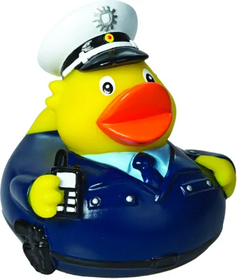 Produktbild von Polizist - Polizei - Berufsente - Quietscheente - Badeente - ca. 8 cm gross