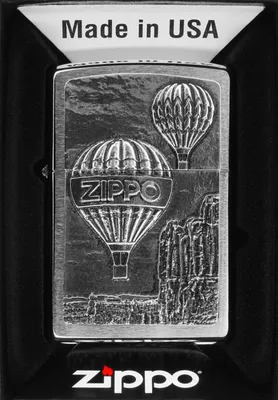 Obrázok produktu pre Zippo benzínový vetruodolný zapa?ova? Aerostat Ballon 2007850 Brushed Chrome