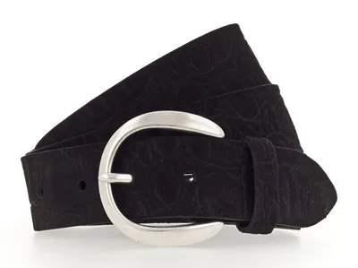 Produktbild von Vanzetti Leder Gürtel Genuine Beauty 35mm Velour Leather Belt W110 Black schwarz