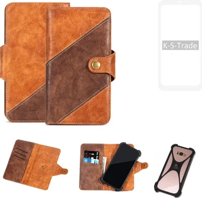 Produktbild von K-S-Trade Handy-Hülle Schutz-Hülle Bookstyle Case Wallet-Case kompatibel mit Huawei Mate 20 Pro Handy Cover Bumper Kantenschutz Smartphone