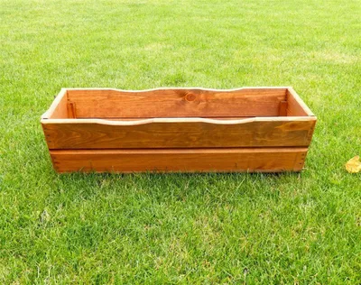 Image de Coffre en bois 64x22 cm marron